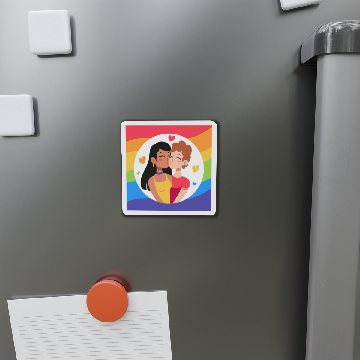 Lesbian Pride Design EF902A Die Cut Magnets - Image 5