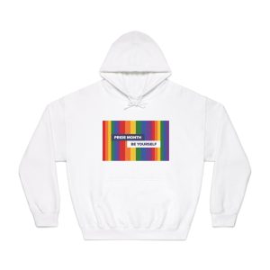 Lgbt Pride Month June Lesbian Gay Bisexual Transgender Lgbtq Flag Rainbow Vector2 Unisex Dryblend Hooded Sweatshirt