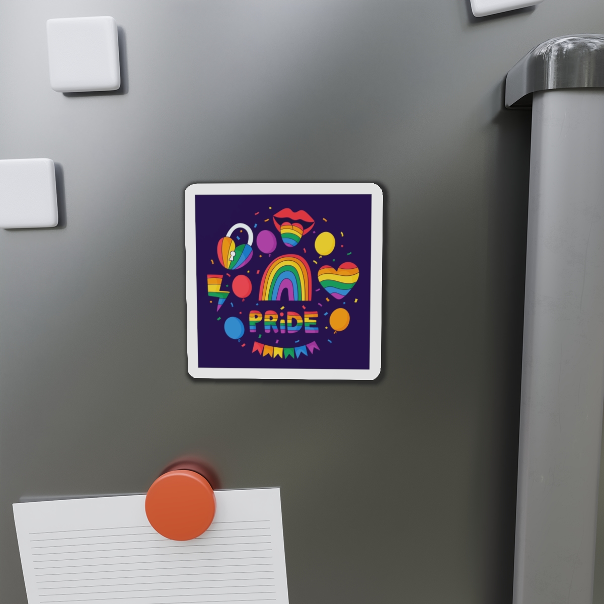 Hand Drawn Elements Collection Pride Month Celebration Die Cut Magnets - Image 8