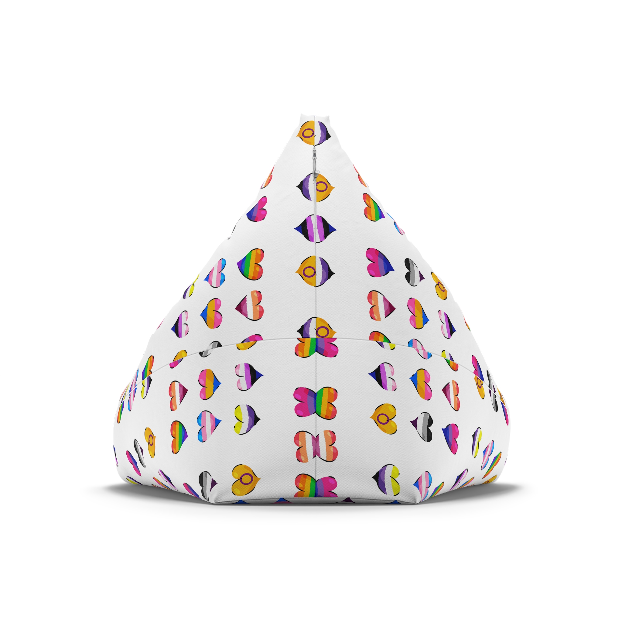 Flat Lgbt Pride Month Flags Collection Bean Bag Chair Cover - Image 6