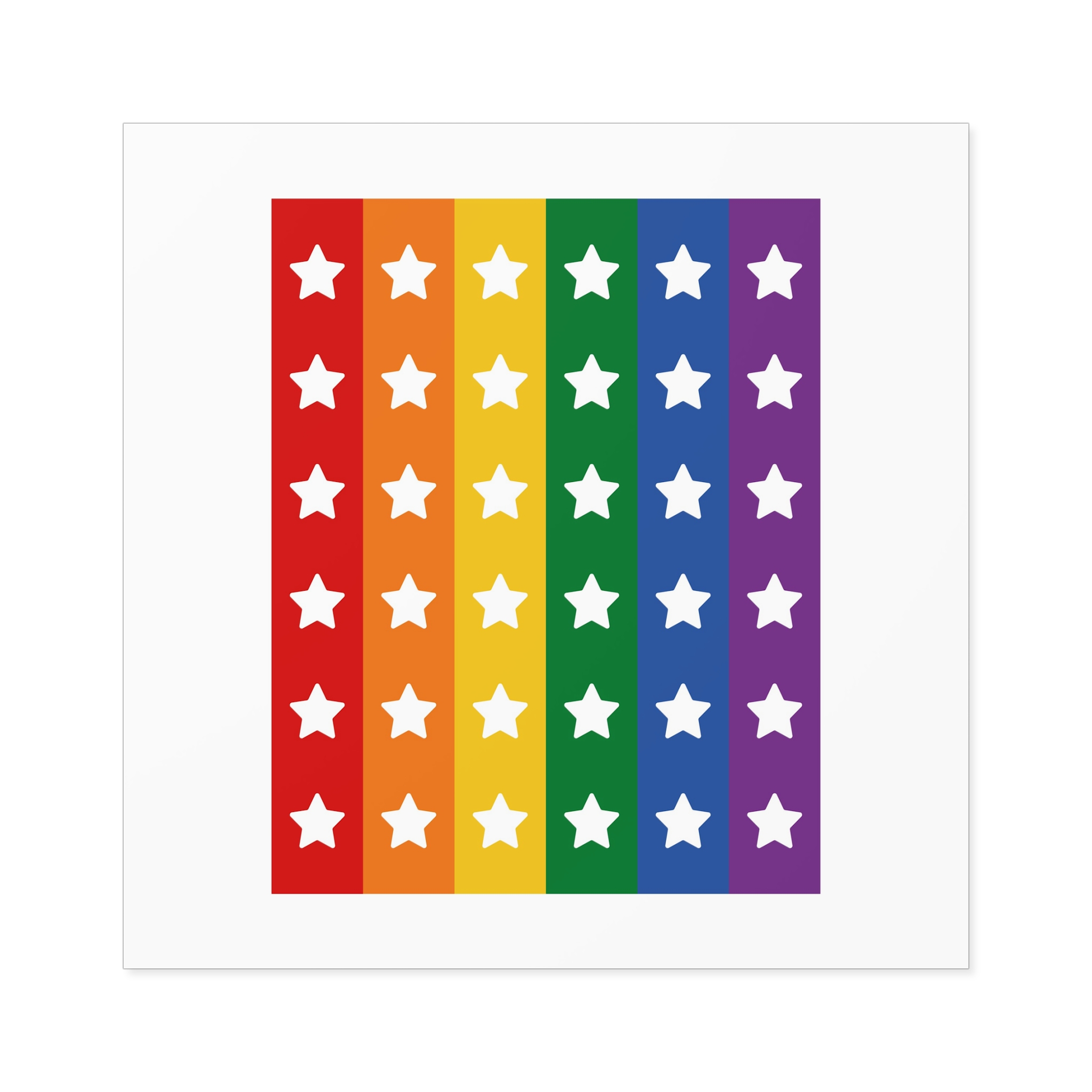 Lgbt Pride Month June Lesbian Gay Bisexual Transgender Lgbtq Flag Rainbow Vector(3) (1) Laminate Stickers Square - Image 77