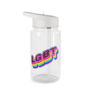 Png Word Lgbt Rainbow Typography Tritan Water Bottle