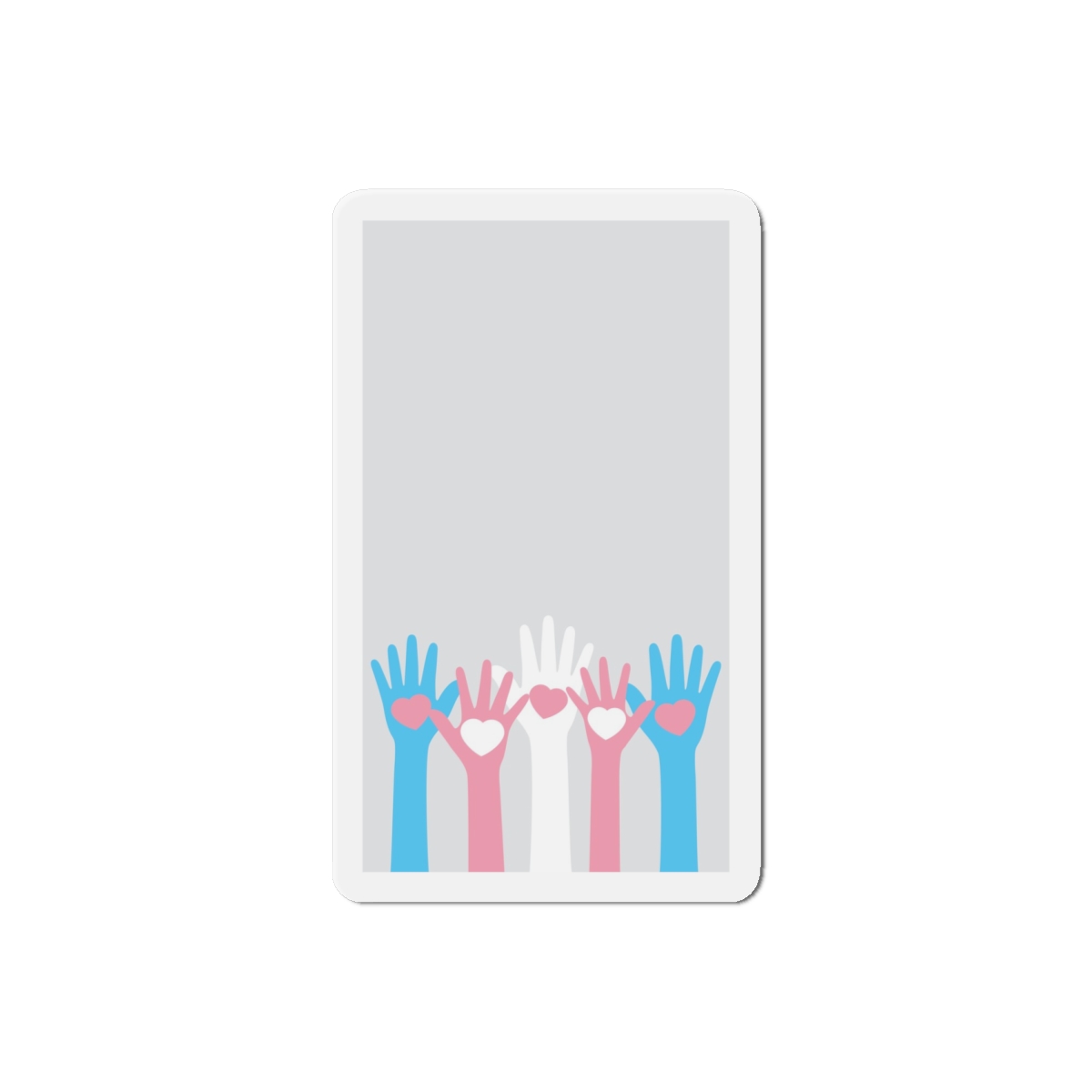 Lesbian Pride Design FE58DC Die Cut Magnets - Image 13