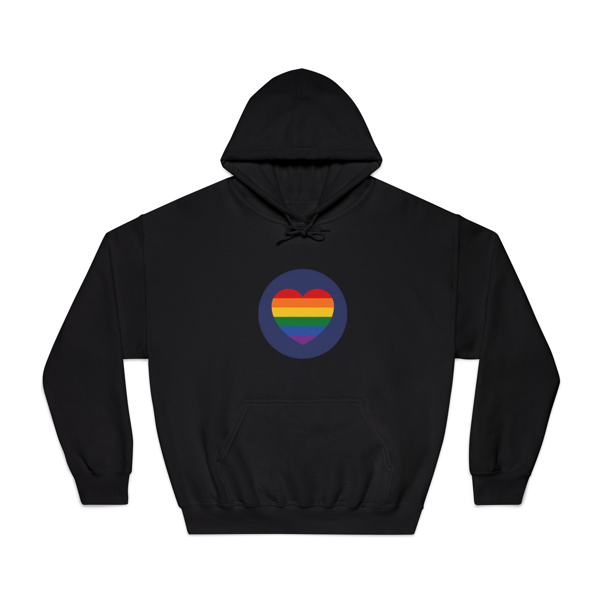 Lgbt Pride Month June Lesbian Gay Bisexual Transgender Lgbtq Flag Rainbow Vector(5) Unisex Dryblend Hooded Sweatshirt - Image 9