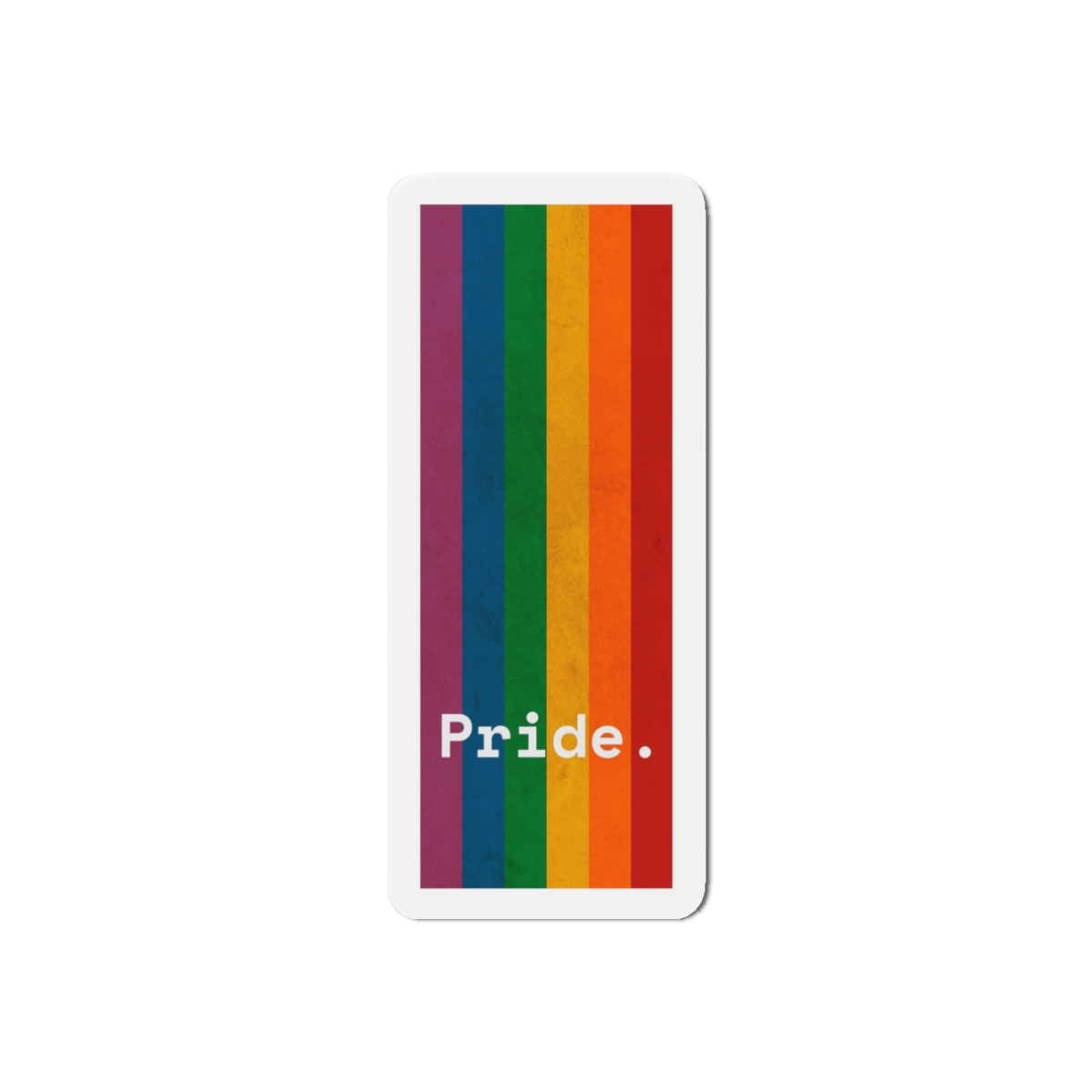 Poster With Rainbow Pride Concept Die Cut Magnets - Image 4