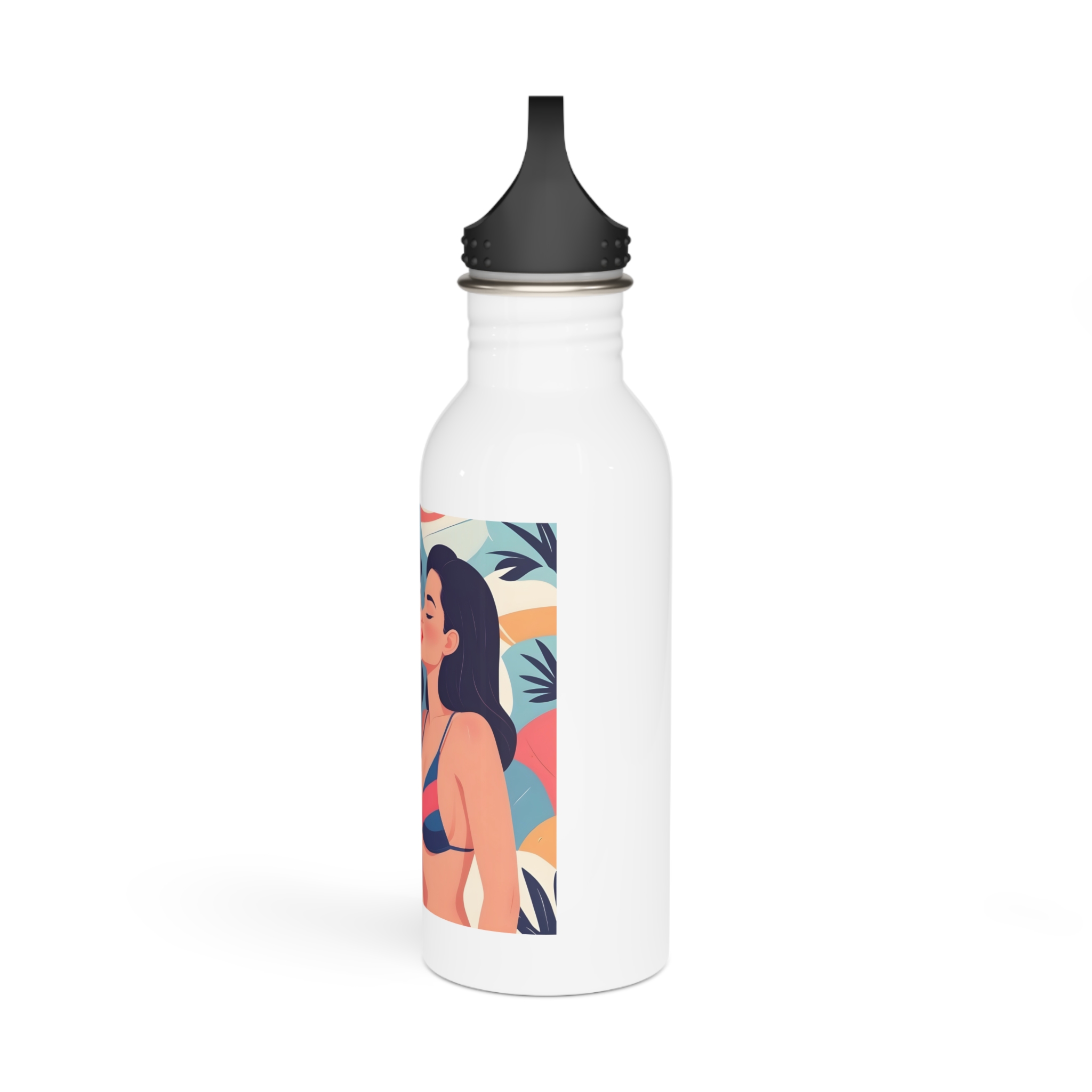 Lesbian Pride Design 7397DE Stainless Steel Water Bottle - Image 4