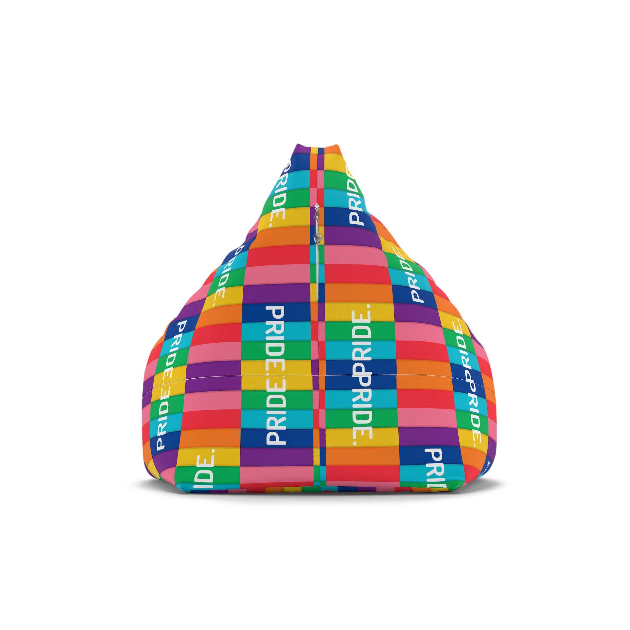 Rainbow Colored Background With Pride Concept Pride Month Bean Bag Chair Cover - Image 2