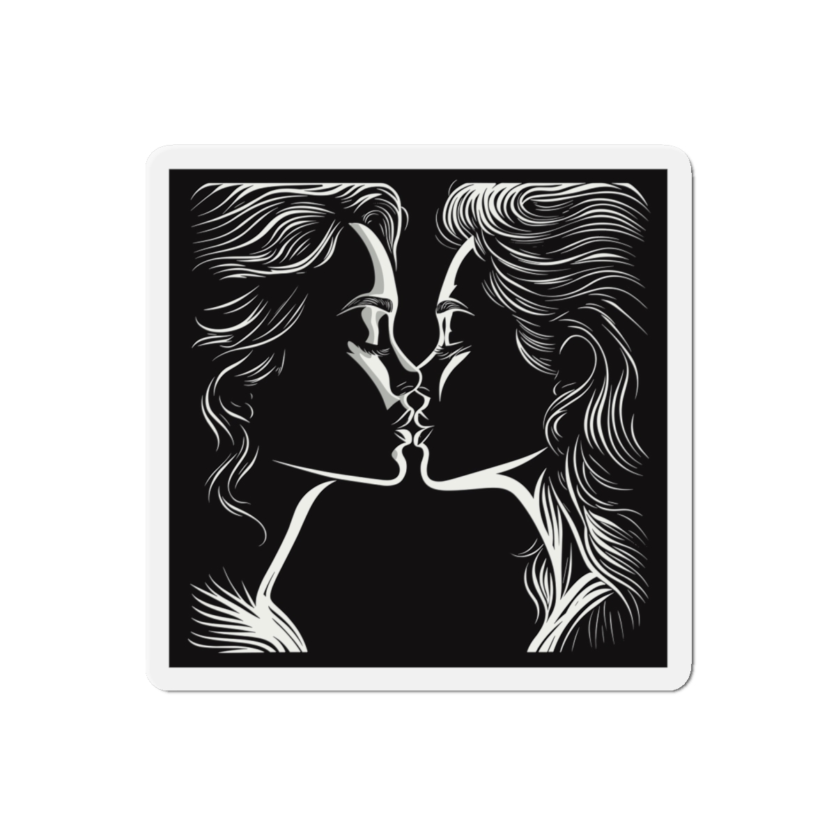 Lesbian Pride Design 33F9F0 Die Cut Magnets - Image 13