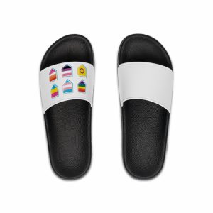 Flat Pride Month Lgbt Flags Collection Mens Slide Sandals