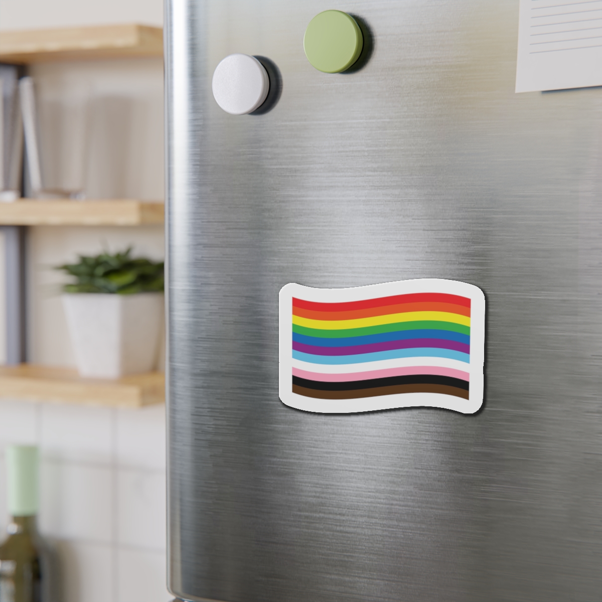 Vector Flat New Lgbtq Flag Die Cut Magnets - Image 12