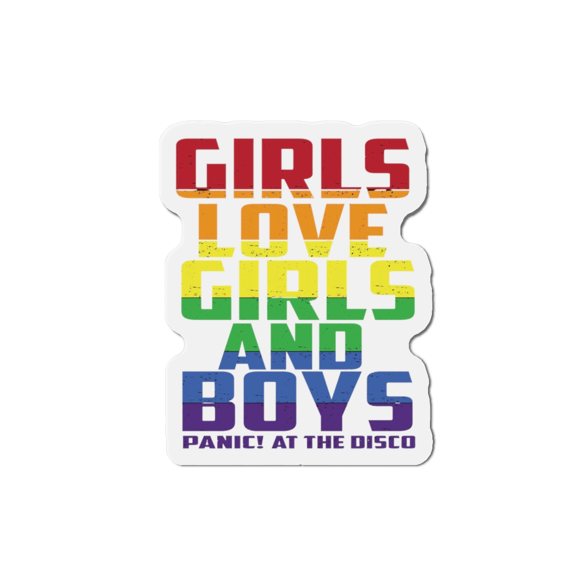 Vector T Shirt Design Template Die Cut Magnets - Image 7