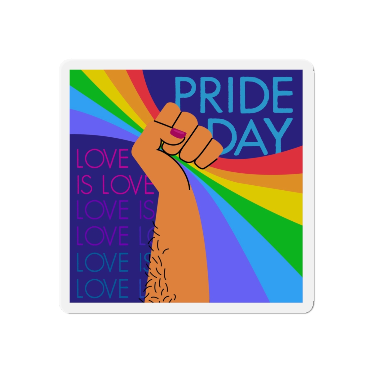 Pride Day Concept(1) Die Cut Magnets - Image 4