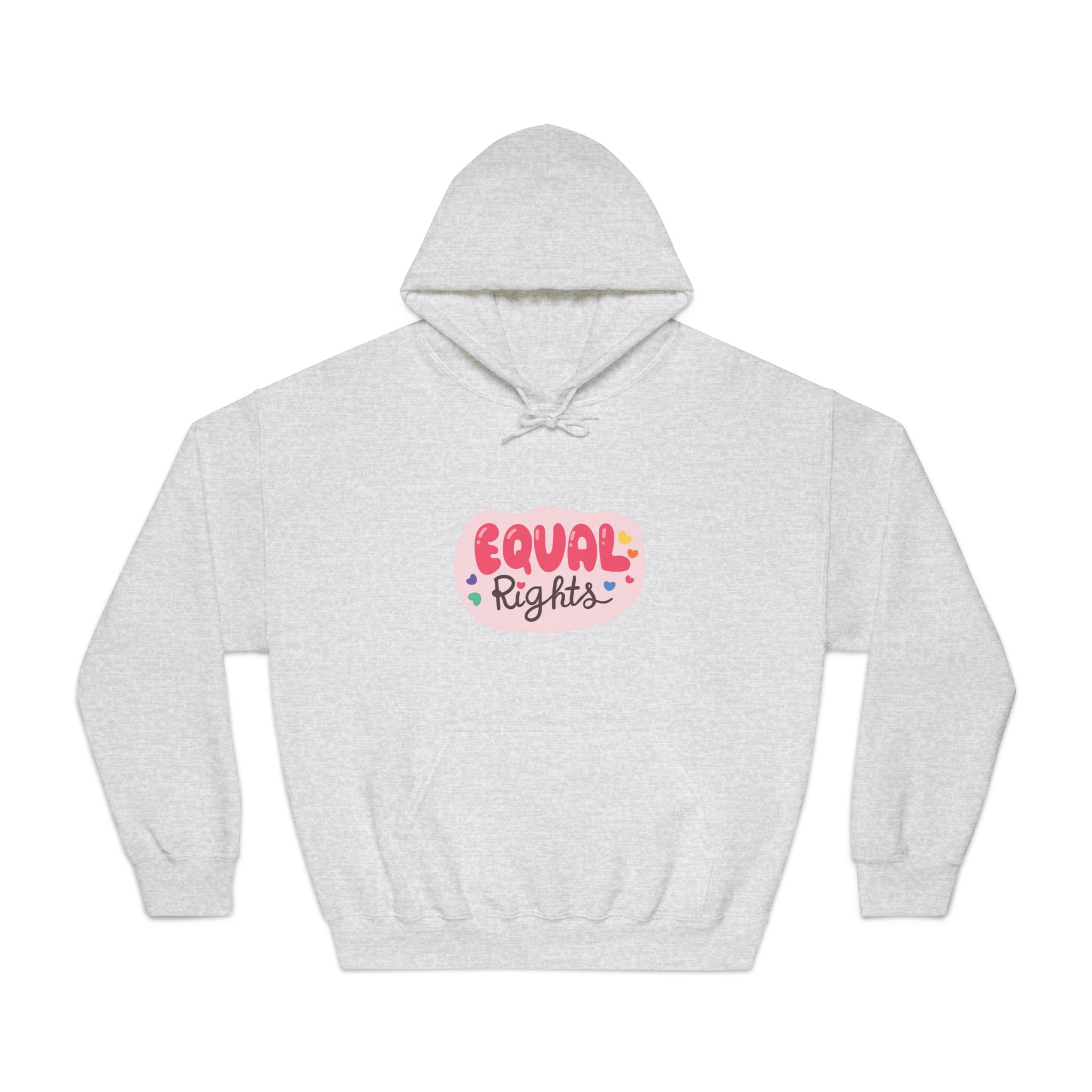 Lgbt Sticker Pack White Background Lgbtq Set Symbol Lgbt Pride Community Rainbow Elements Vector Hand Draw Illustration Hand Drawn Lettering (1) Unisex Dryblend Hooded Sweatshirt - Image 5