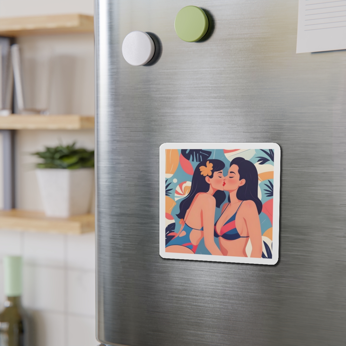 Lesbian Pride Design 7397DE Die Cut Magnets - Image 9