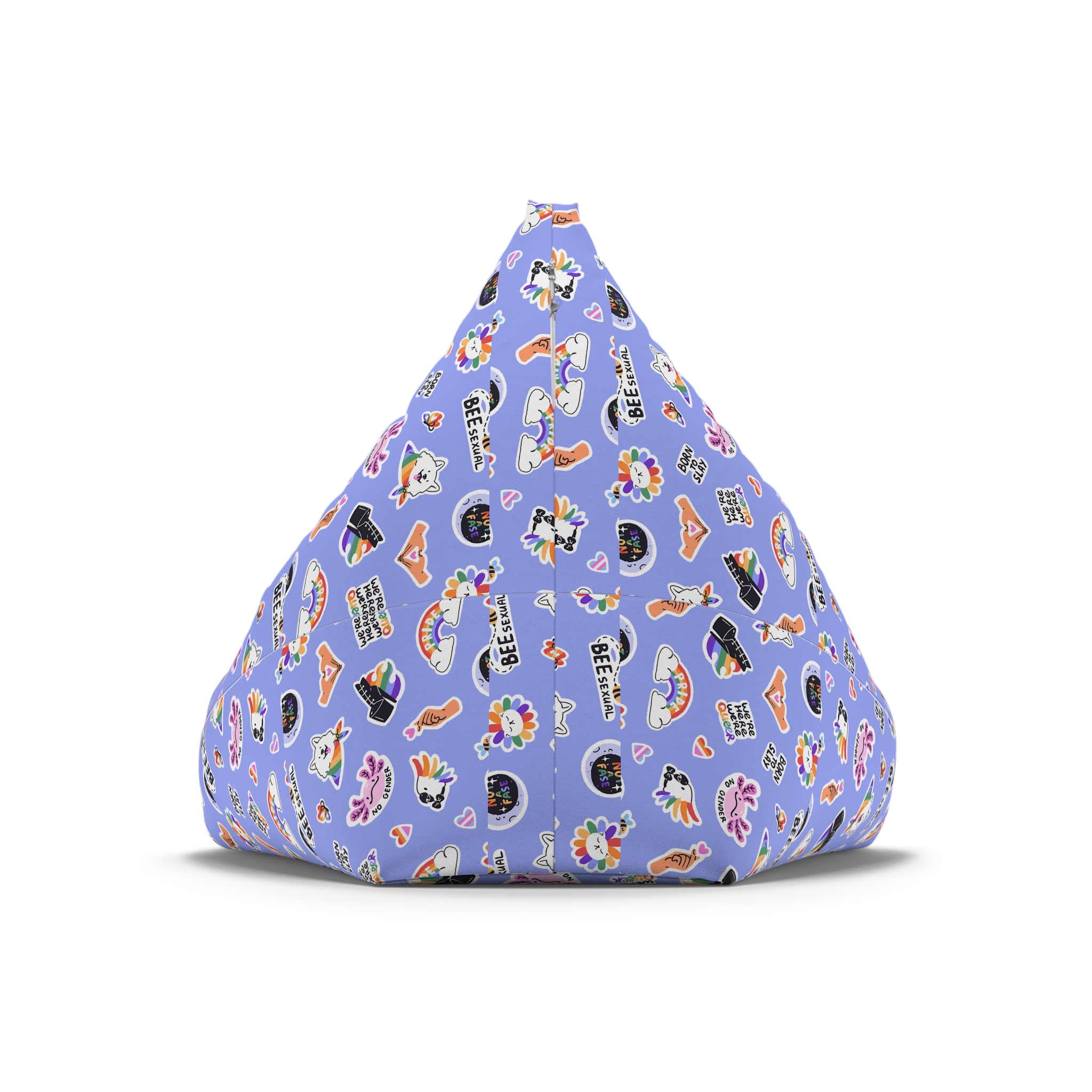 Lesbian Pride Design 20D8B6 Bean Bag Chair Cover - Image 6