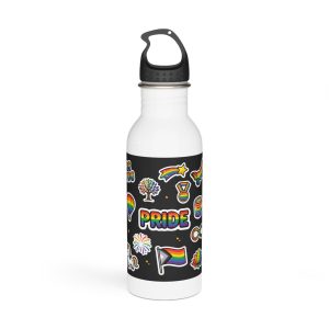 Lesbian Pride Design 20D8BE Stainless Steel Water Bottle