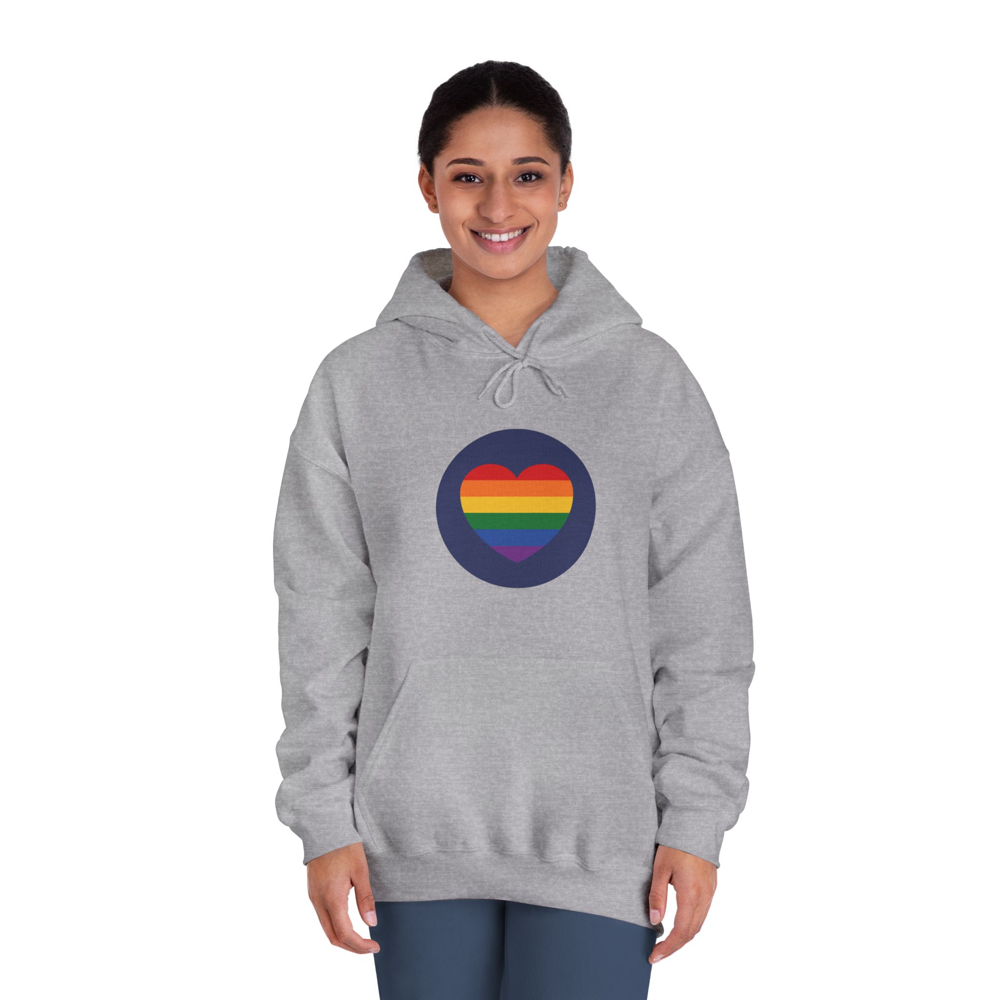 Lgbt Pride Month June Lesbian Gay Bisexual Transgender Lgbtq Flag Rainbow Vector(5) Unisex Dryblend Hooded Sweatshirt - Image 16