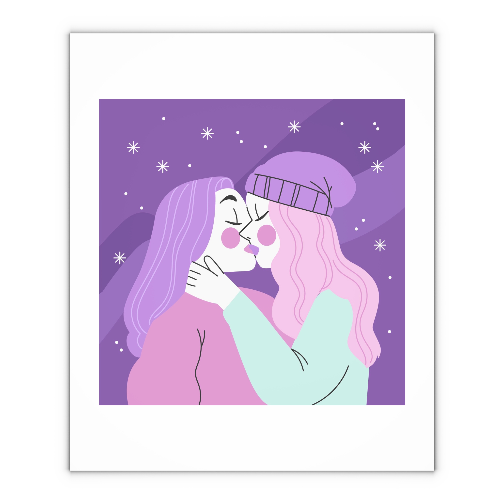 Lesbian Pride Design 025799 Gift Wrapping Paper Sheets 1pc - Image 4