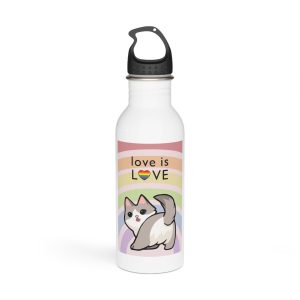 Lesbian Pride Design 20D8A2 Stainless Steel Water Bottle
