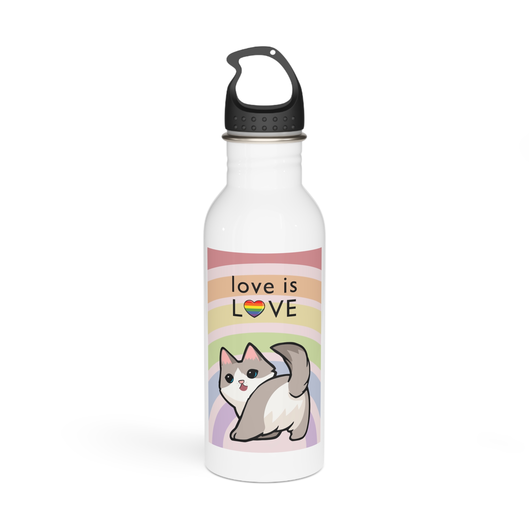 Lesbian Pride Design 20D8A2 Stainless Steel Water Bottle