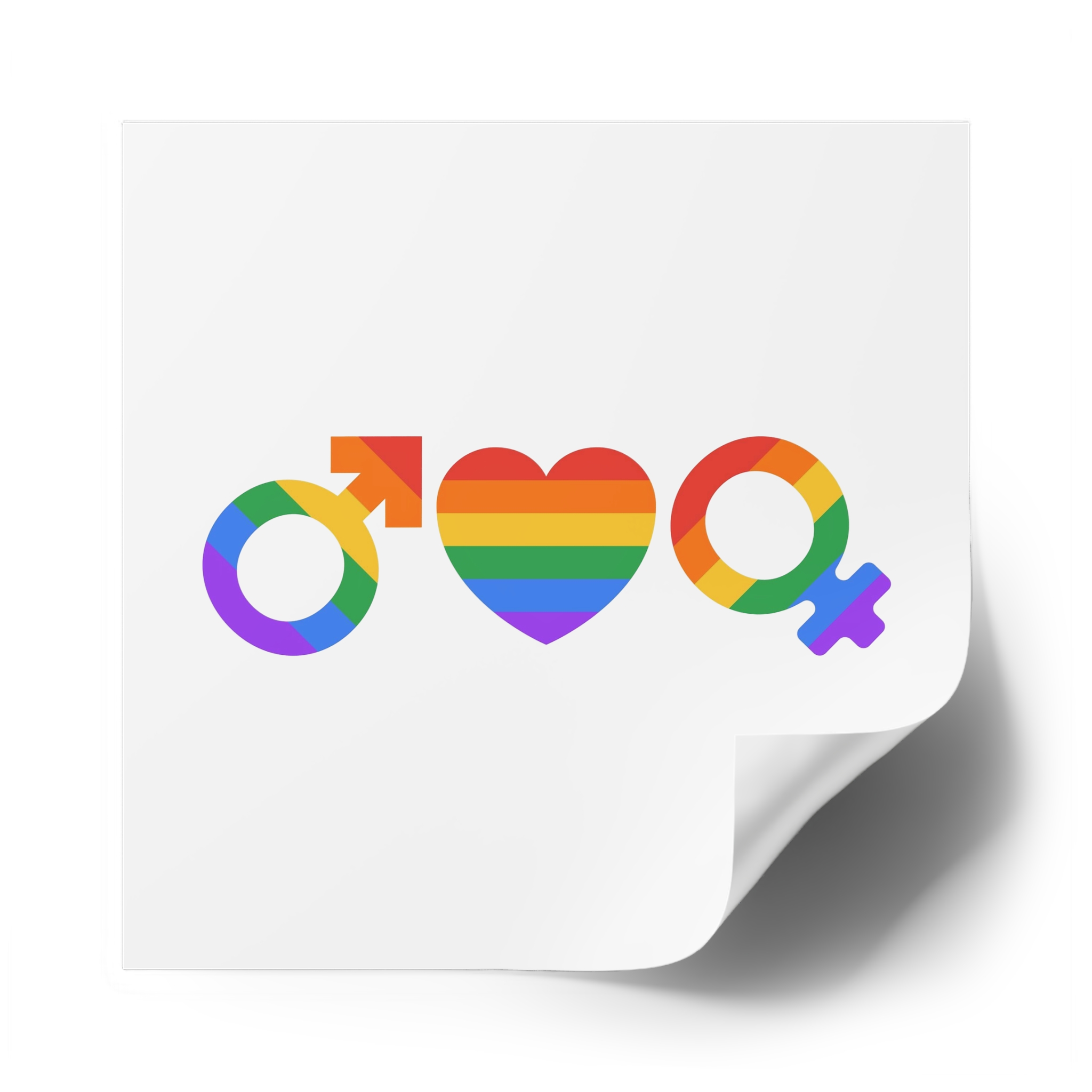 Lgbt Pride Month June Lesbian Gay Bisexual Transgender Lgbtq Flag Rainbow Vector(2) Laminate Stickers Square - Image 58