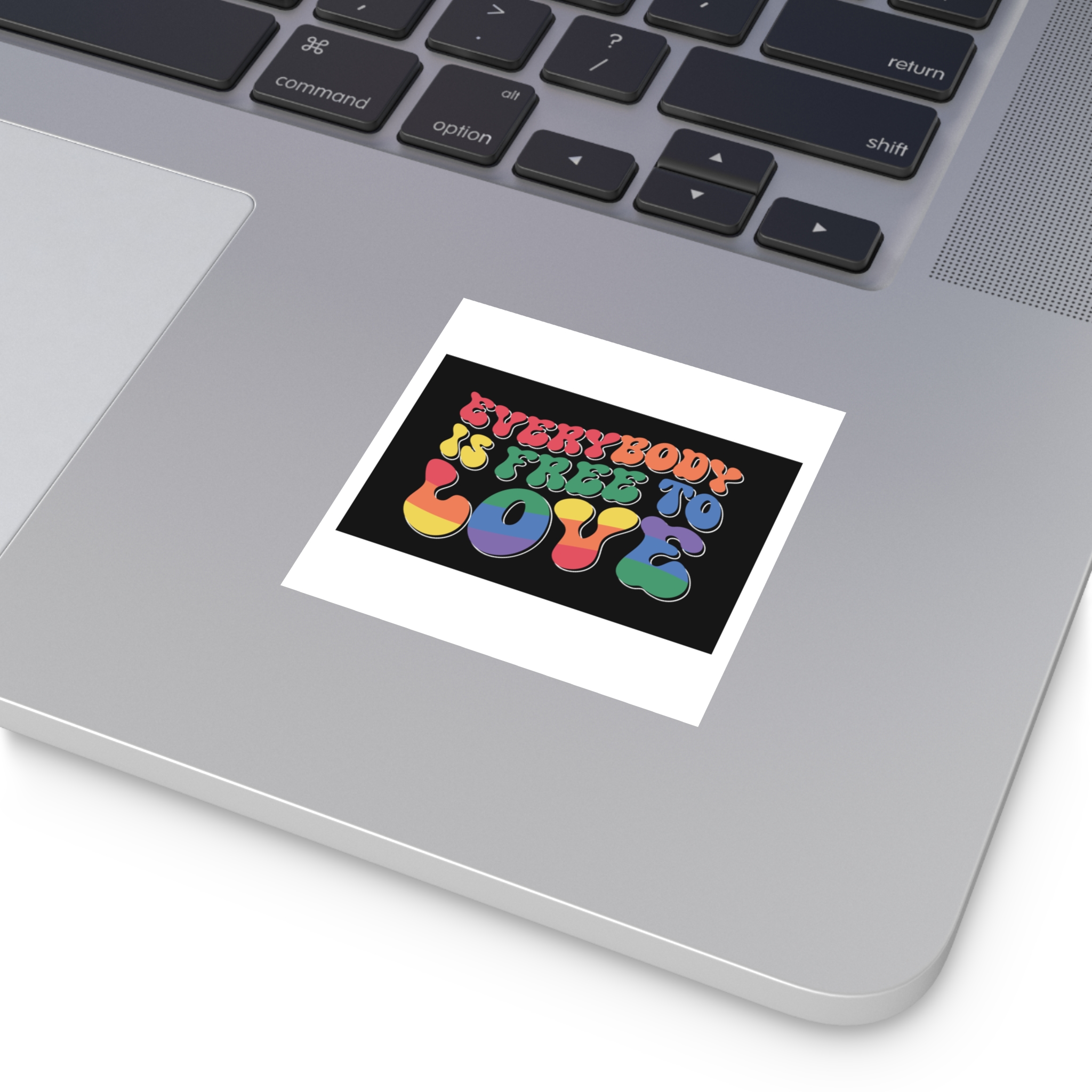 Pride Lgbt Gay Retro Tshirt Design Laminate Stickers Square - Image 67