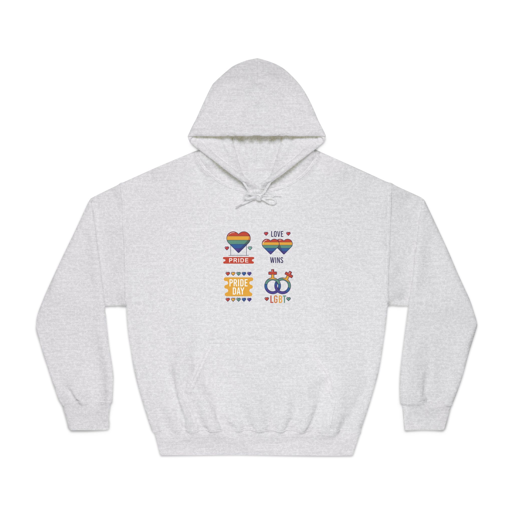 Pride Day Label Collection Concept Unisex Dryblend Hooded Sweatshirt - Image 5