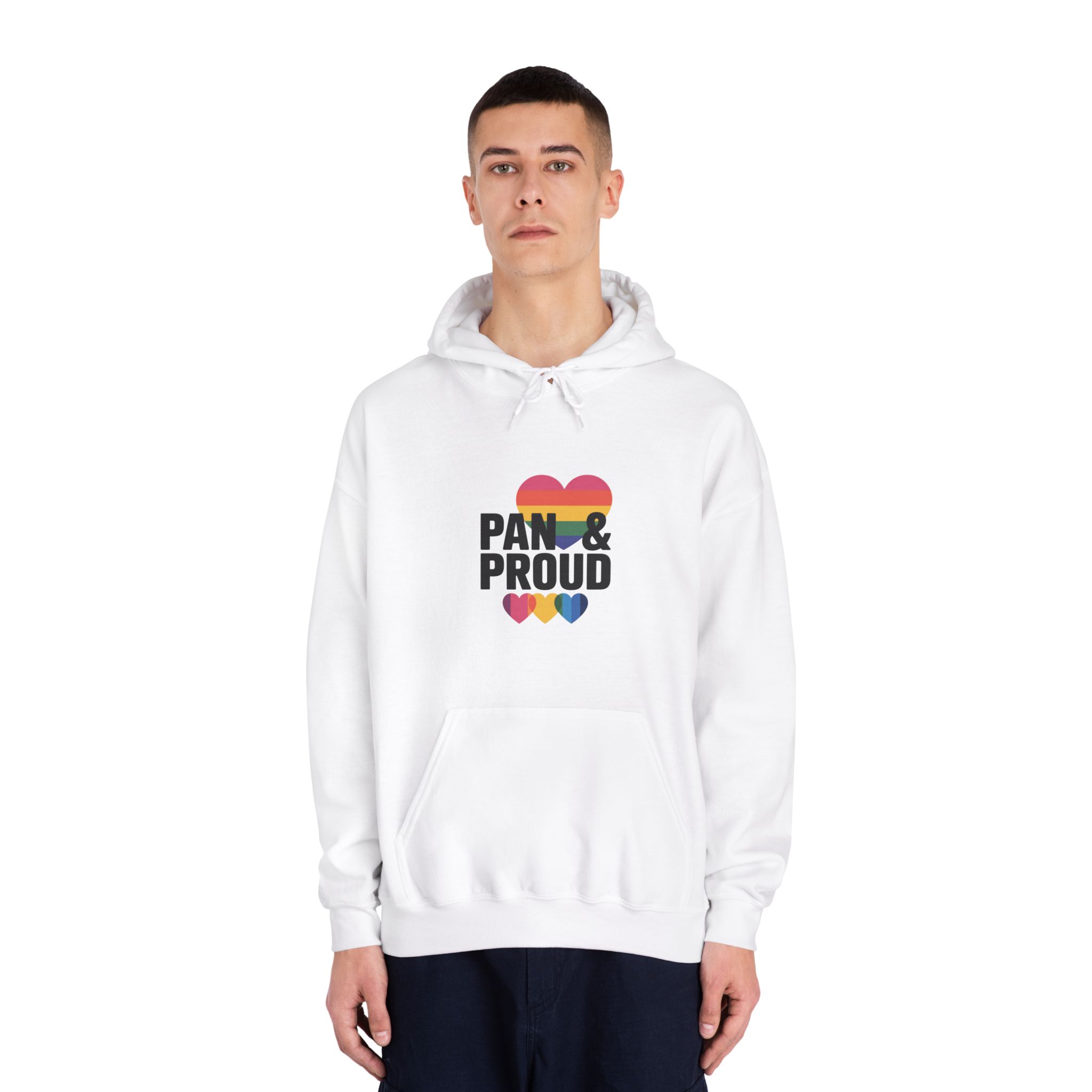 Pan Proud T Shirt Design Isolated White Background 2 Unisex Dryblend Hooded Sweatshirt - Image 3