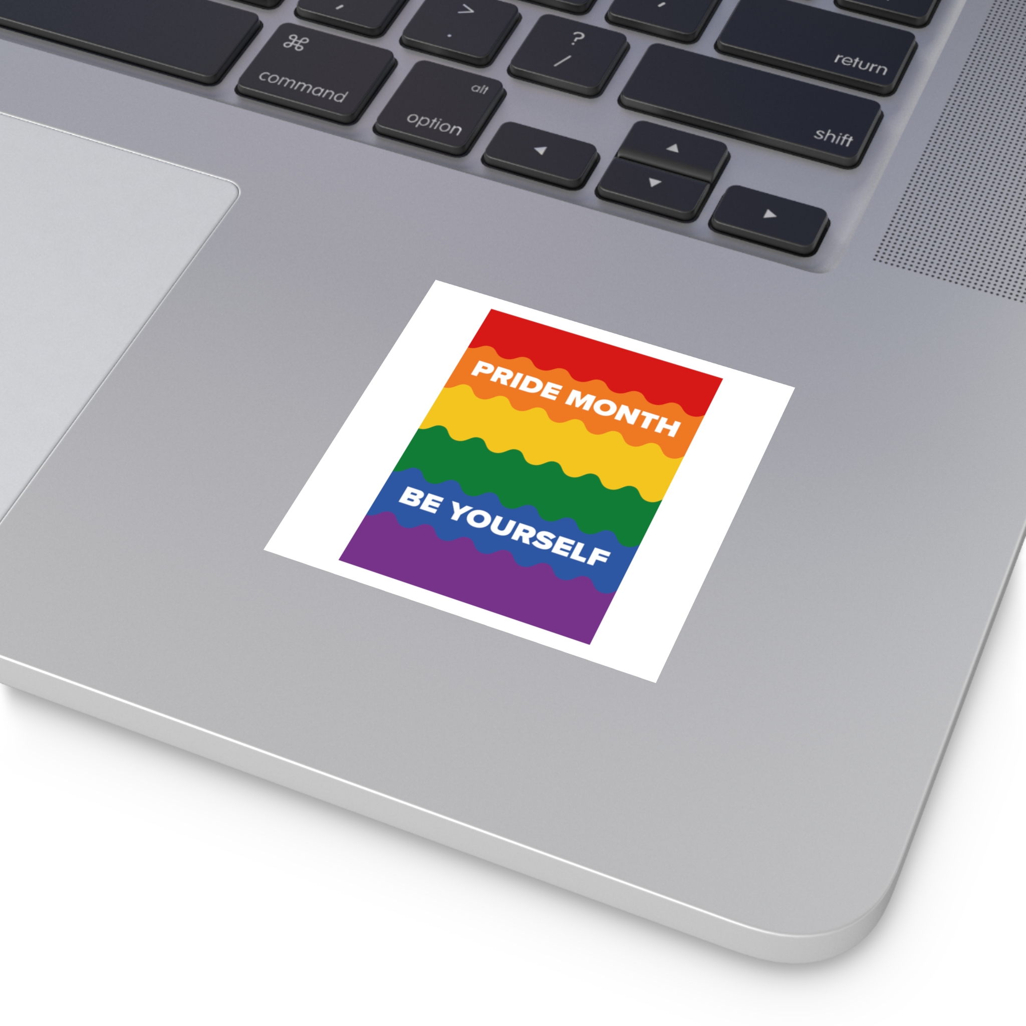 Lgbt Pride Month June Lesbian Gay Bisexual Transgender Lgbtq Flag Rainbow Vector Laminate Stickers Square - Image 67