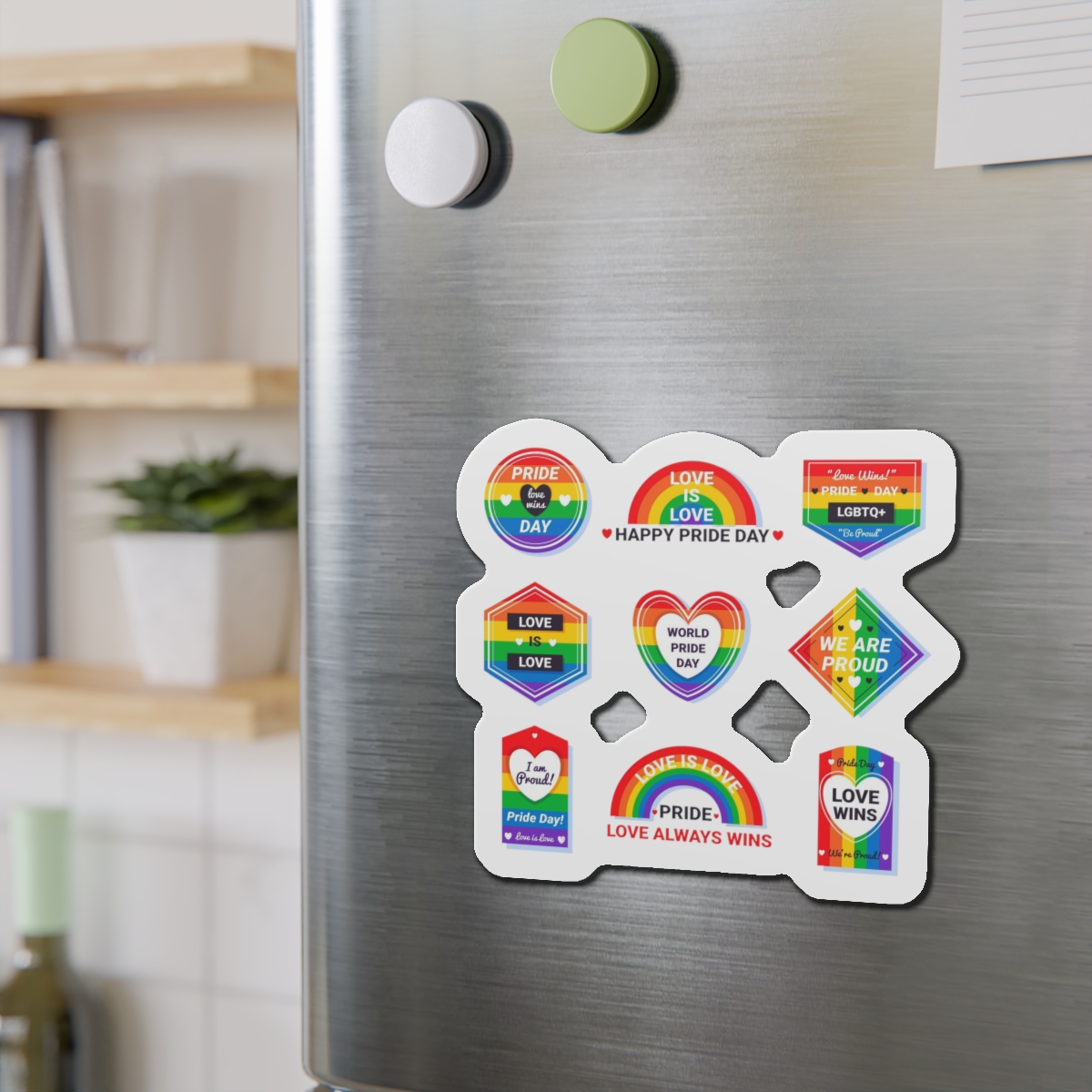 Pride Day Labels Concept Die Cut Magnets - Image 15