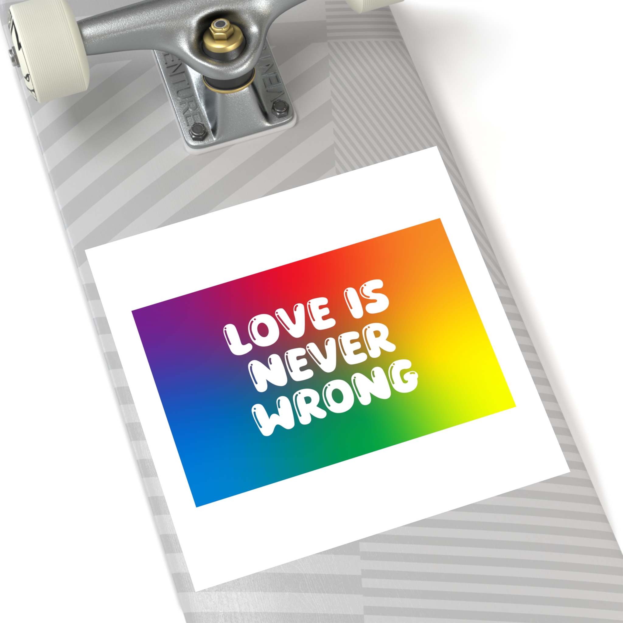 Horizontal Pride Month Vector Background Rainbow Colors Quote Typography Poster Banner Laminate Stickers Square - Image 64