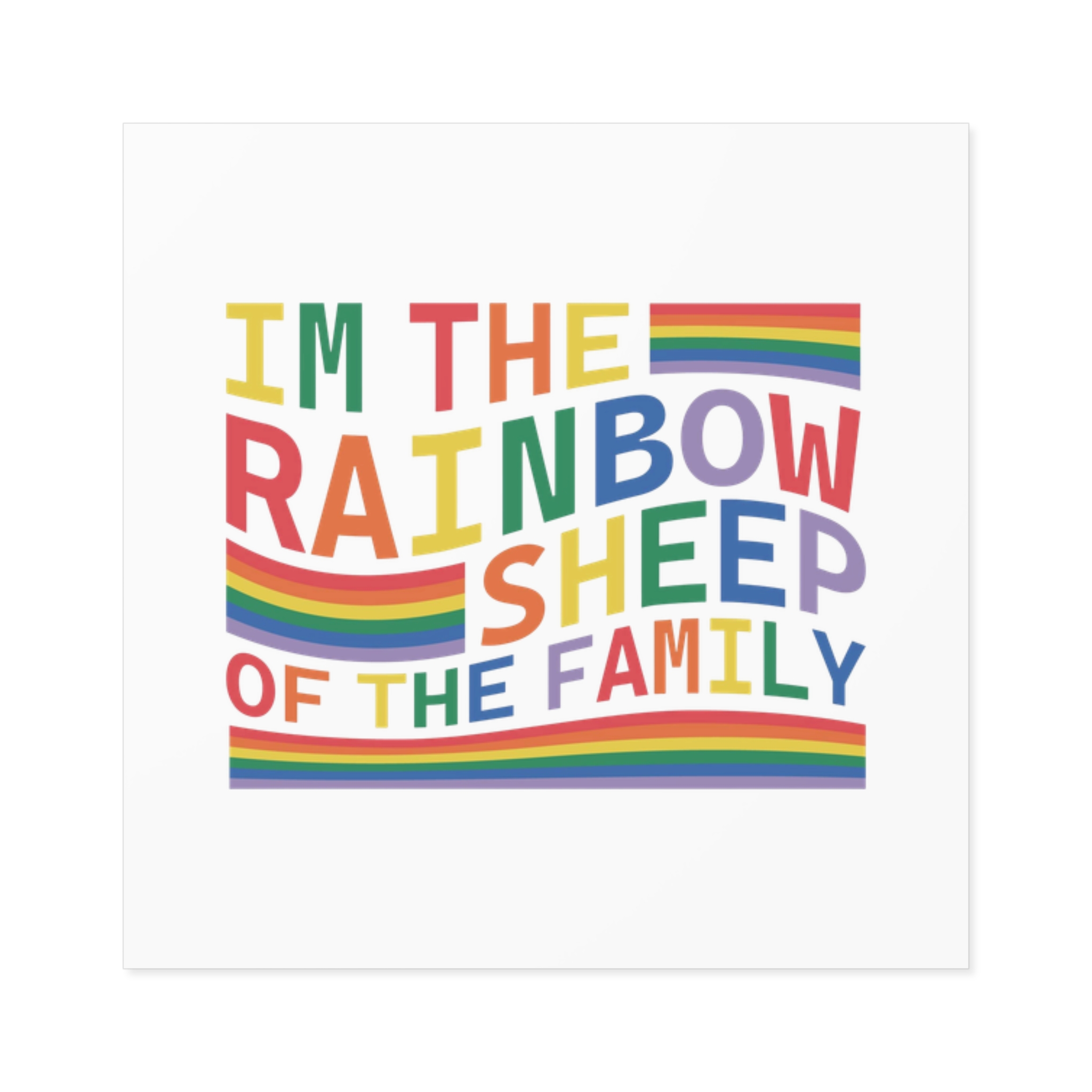 Lgbtq Pride Month Svg Design Bundle(1) Laminate Stickers Square - Image 9