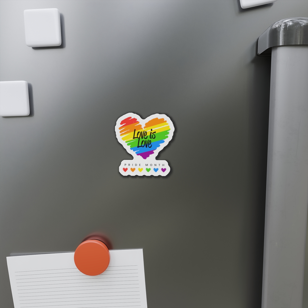 Beautiful Pride Day Flag Concept Die Cut Magnets - Image 5
