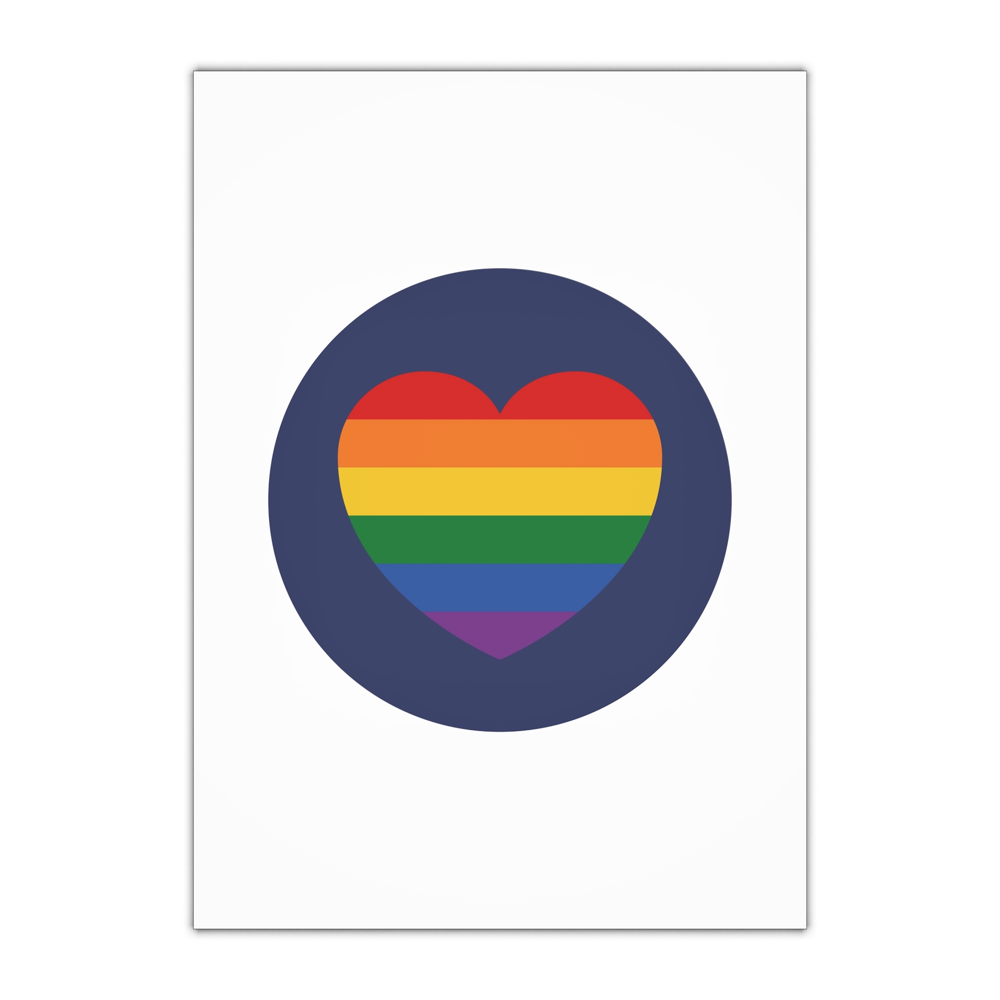 Lgbt Pride Month June Lesbian Gay Bisexual Transgender Lgbtq Flag Rainbow Vector(5) Gift Wrapping Paper Sheets 1pc