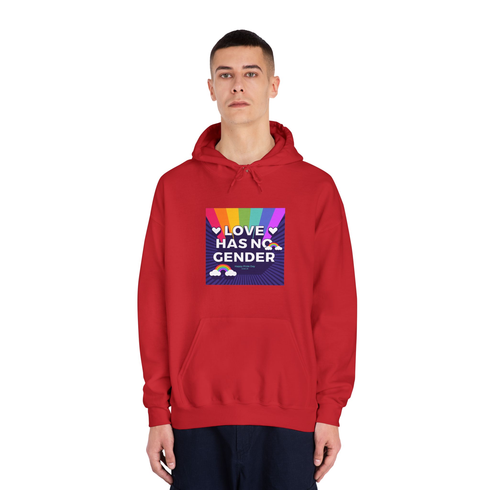 Pride Day Concept(3) Unisex Dryblend Hooded Sweatshirt - Image 35