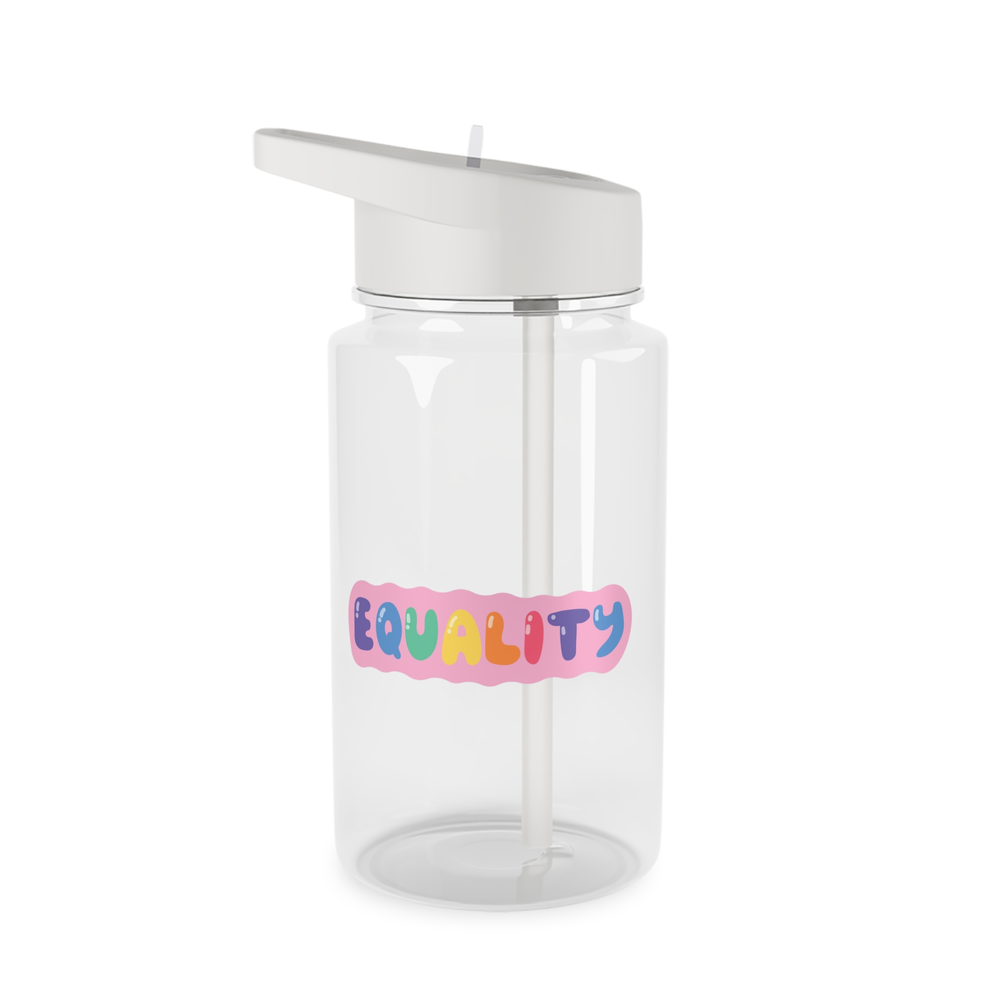 Lgbt Sticker Pack White Background Lgbtq Set Symbol Lgbt Pride Community Rainbow Elements Vector Hand Draw Illustration Hand Drawn Lettering(1) Tritan Water Bottle