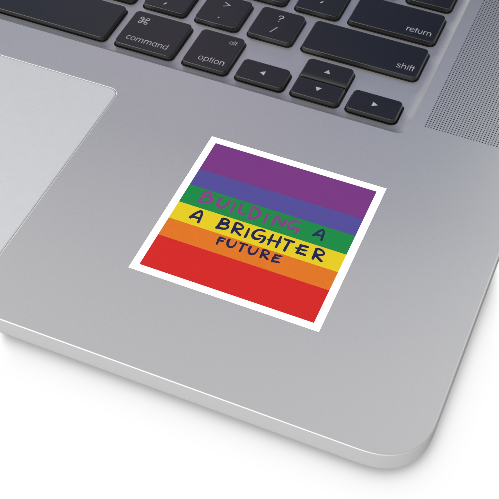 Rainbow Lgbt Flag Vector Illustration Pride Month Rainbow Lgbt Flag Vector Illustration Pri Laminate Stickers Square - Image 11