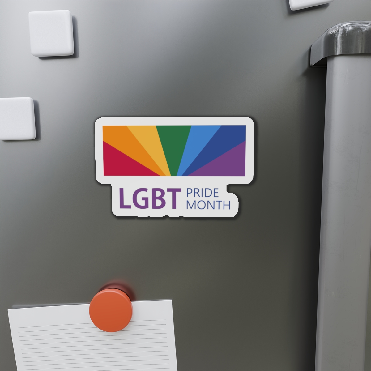 Pride Month Lgbt Horizontal Banner Template Gay Parade Annual Summer Event Die Cut Magnets - Image 11