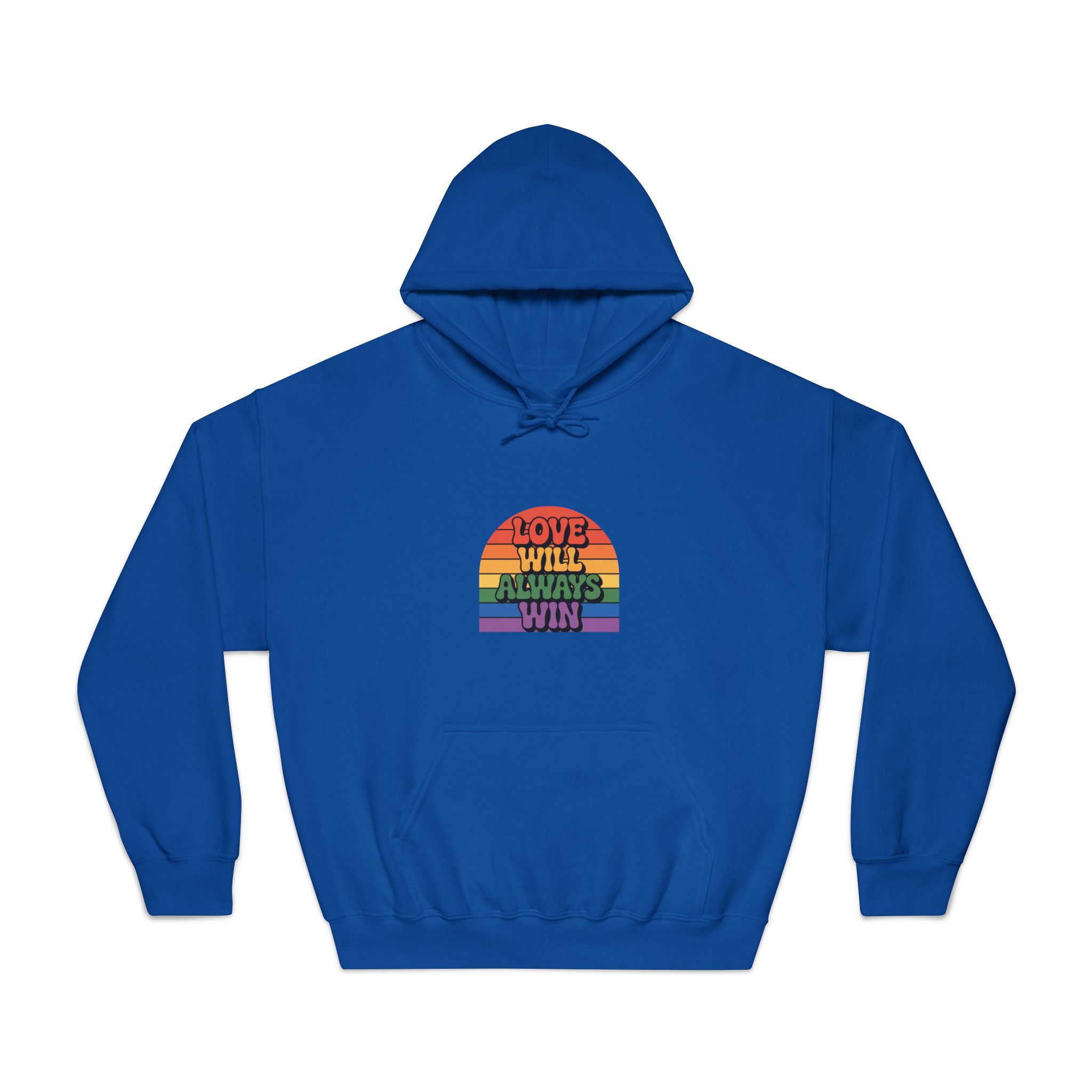 Love Will Always Win Pride Celebration Unisex Dryblend Hooded Sweatshirt - Image 25