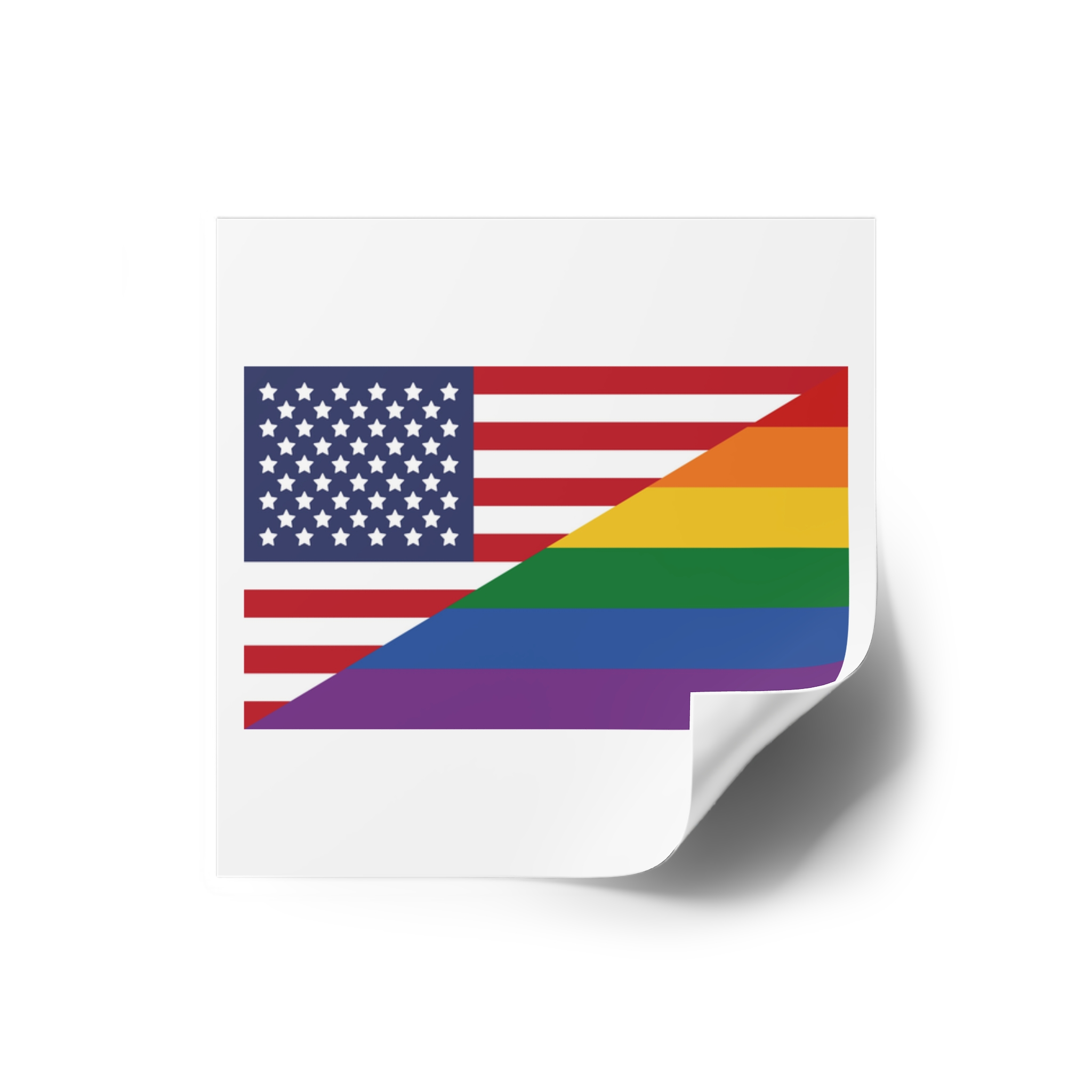Lgbt Pride Month June Lesbian Gay Bisexual Transgender Lgbtq Flag Rainbow Vector(2) (1) Laminate Stickers Square - Image 10