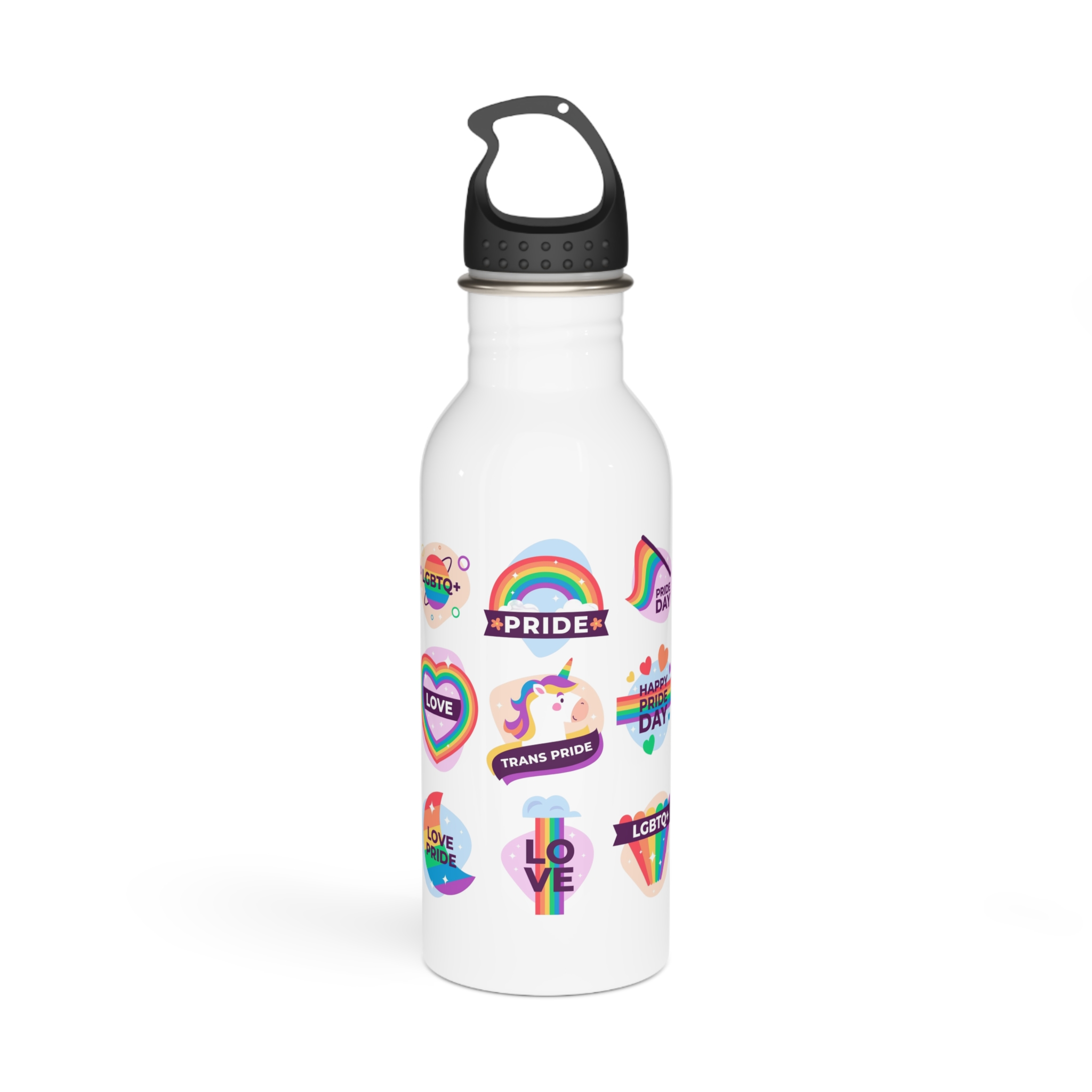Labels Design Pride Day Event Stainless Steel Water Bottle