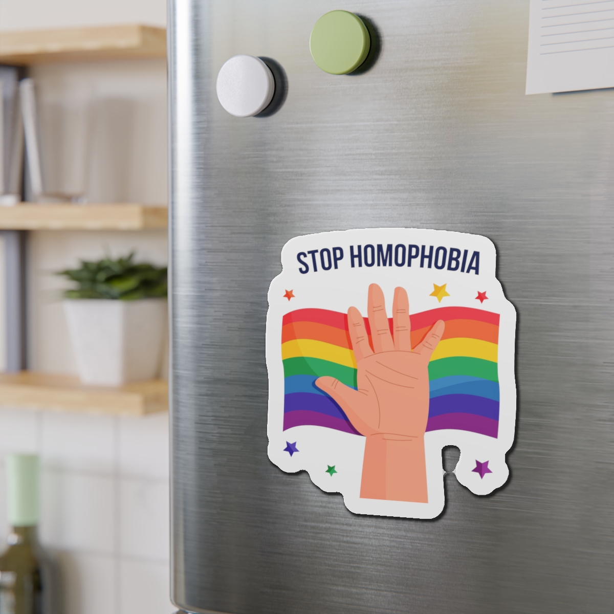 Stop Homophobia Die Cut Magnets - Image 15