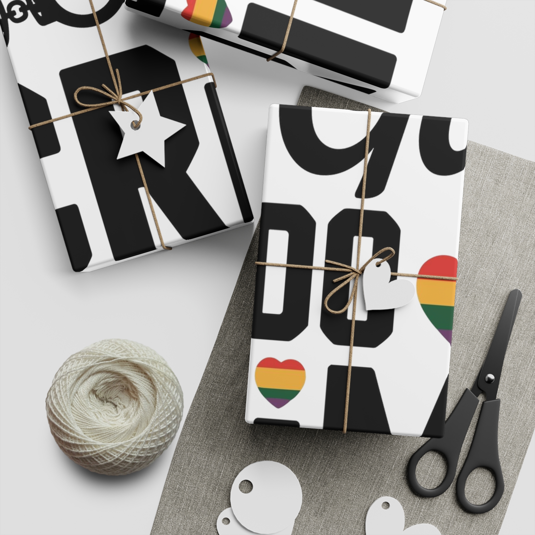 Be Gay Crime T Shirt Design Isolated White Background Gift Wrapping Paper Sheets 1pc - Image 5