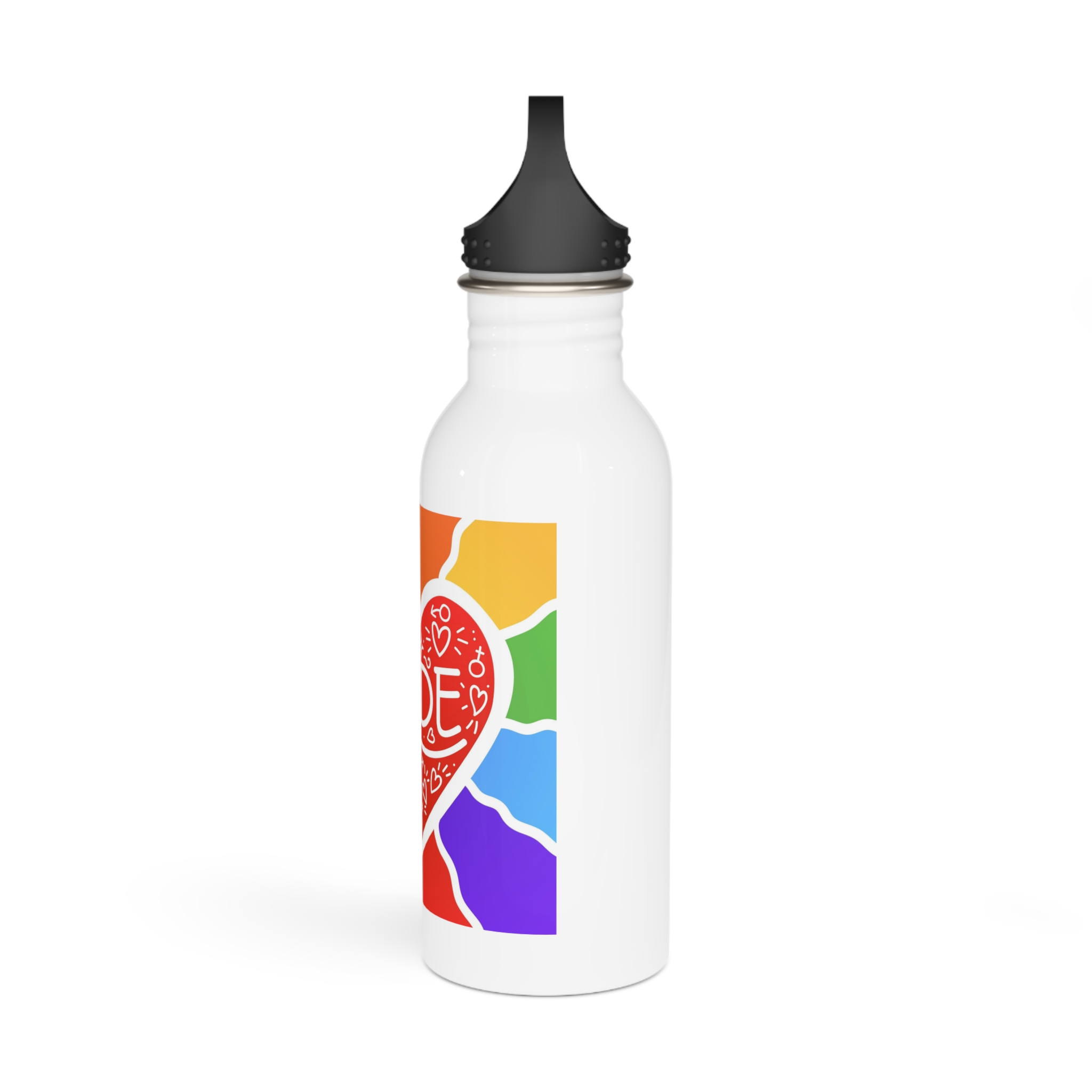Pride Day Concept Illustration Stainless Steel Water Bottle - Image 4