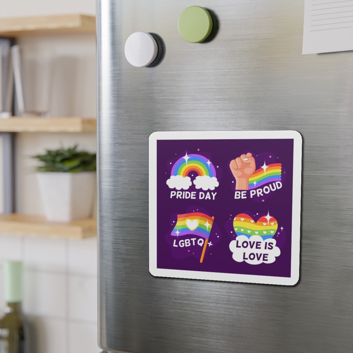 Pride Day Badges Collection Die Cut Magnets - Image 12