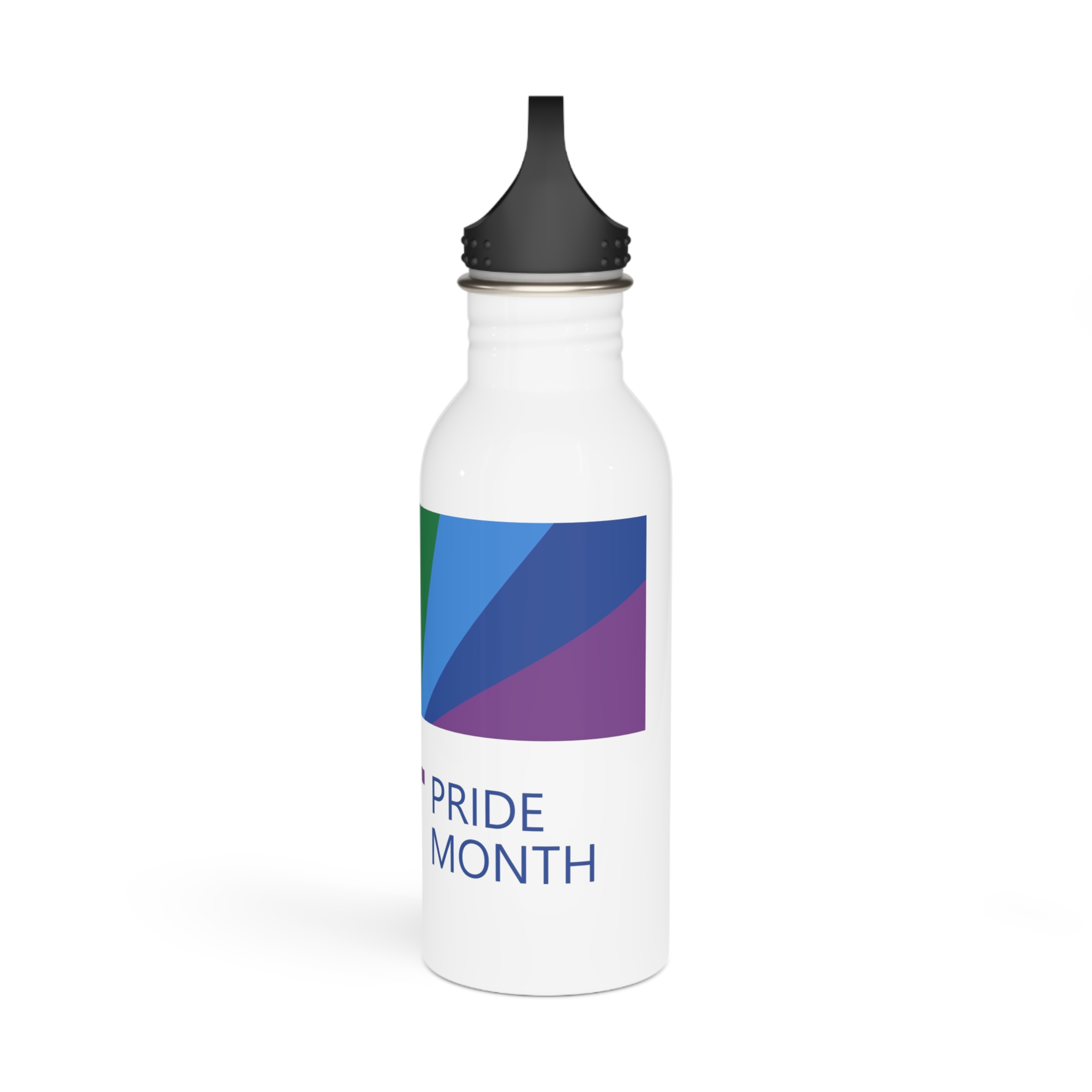 Pride Month Lgbt Horizontal Banner Template Gay Parade Annual Summer Event Stainless Steel Water Bottle - Image 4