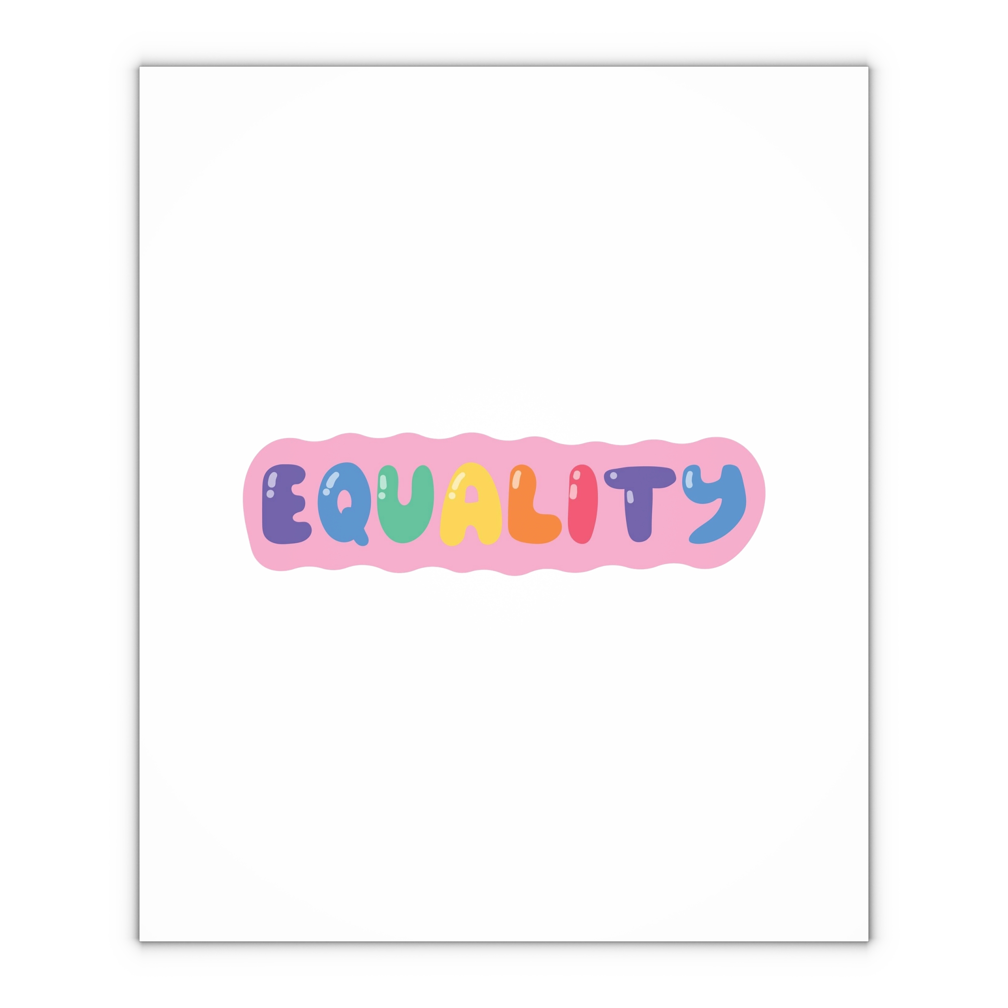 Lgbt Sticker Pack White Background Lgbtq Set Symbol Lgbt Pride Community Rainbow Elements Vector Hand Draw Illustration Hand Drawn Lettering Copia Gift Wrapping Paper Sheets 1pc - Image 4