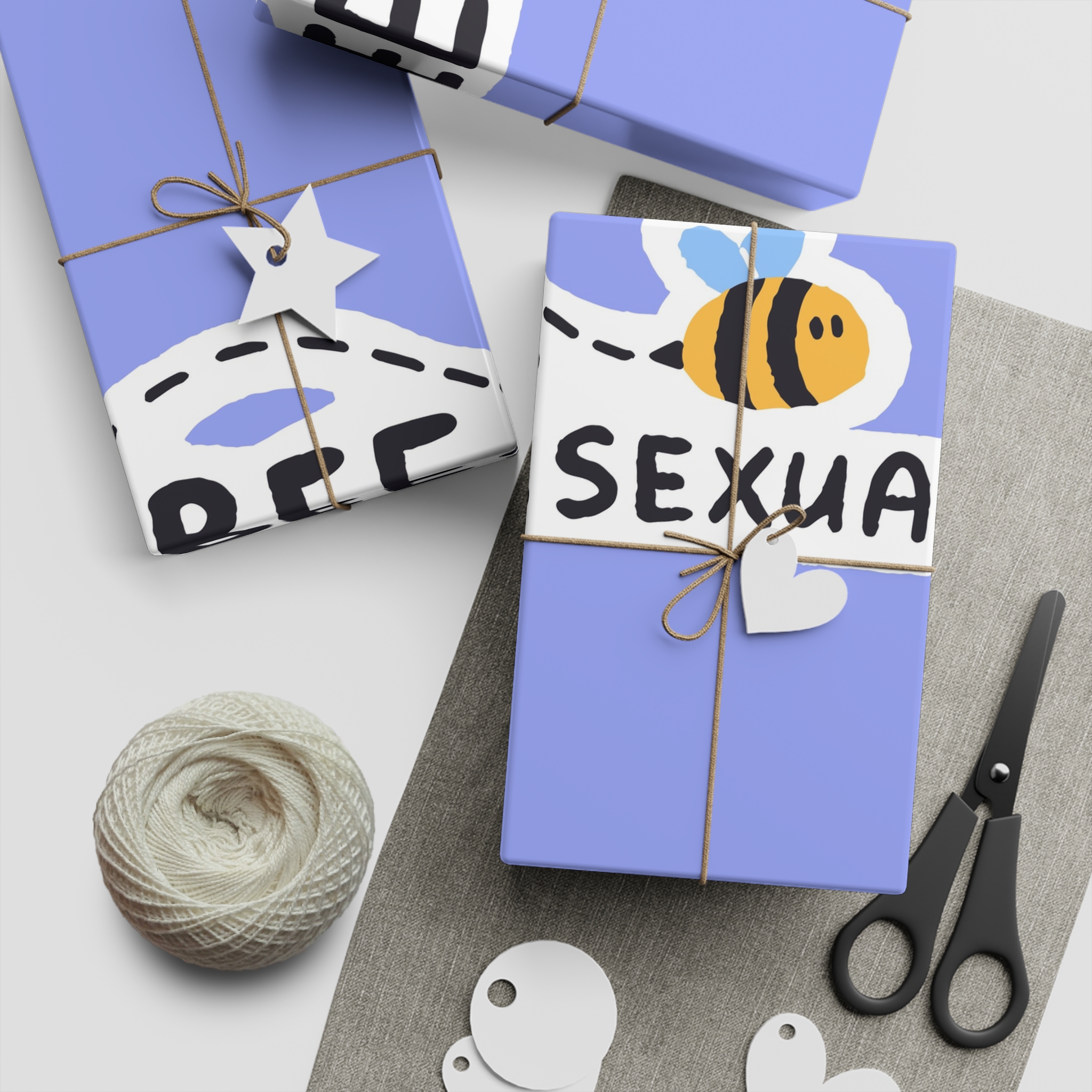 Lesbian Pride Design FE58B4 Gift Wrapping Paper Sheets 1pc - Image 2