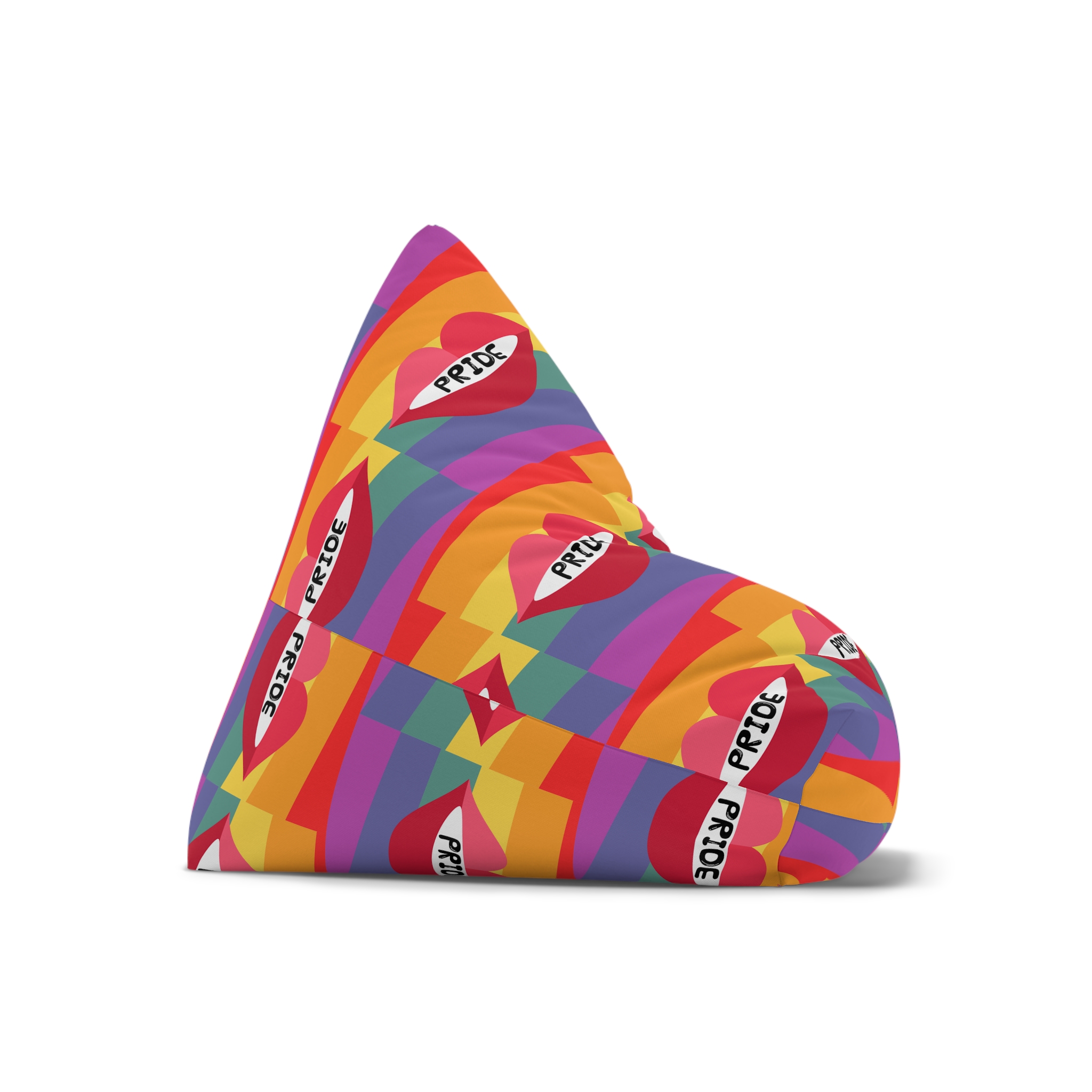 Lesbian Pride Design 4C2A60 Bean Bag Chair Cover - Image 7