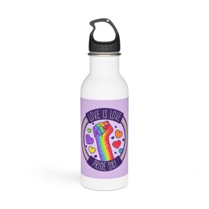 Pride Day Event Concept Stainless Steel Water Bottle